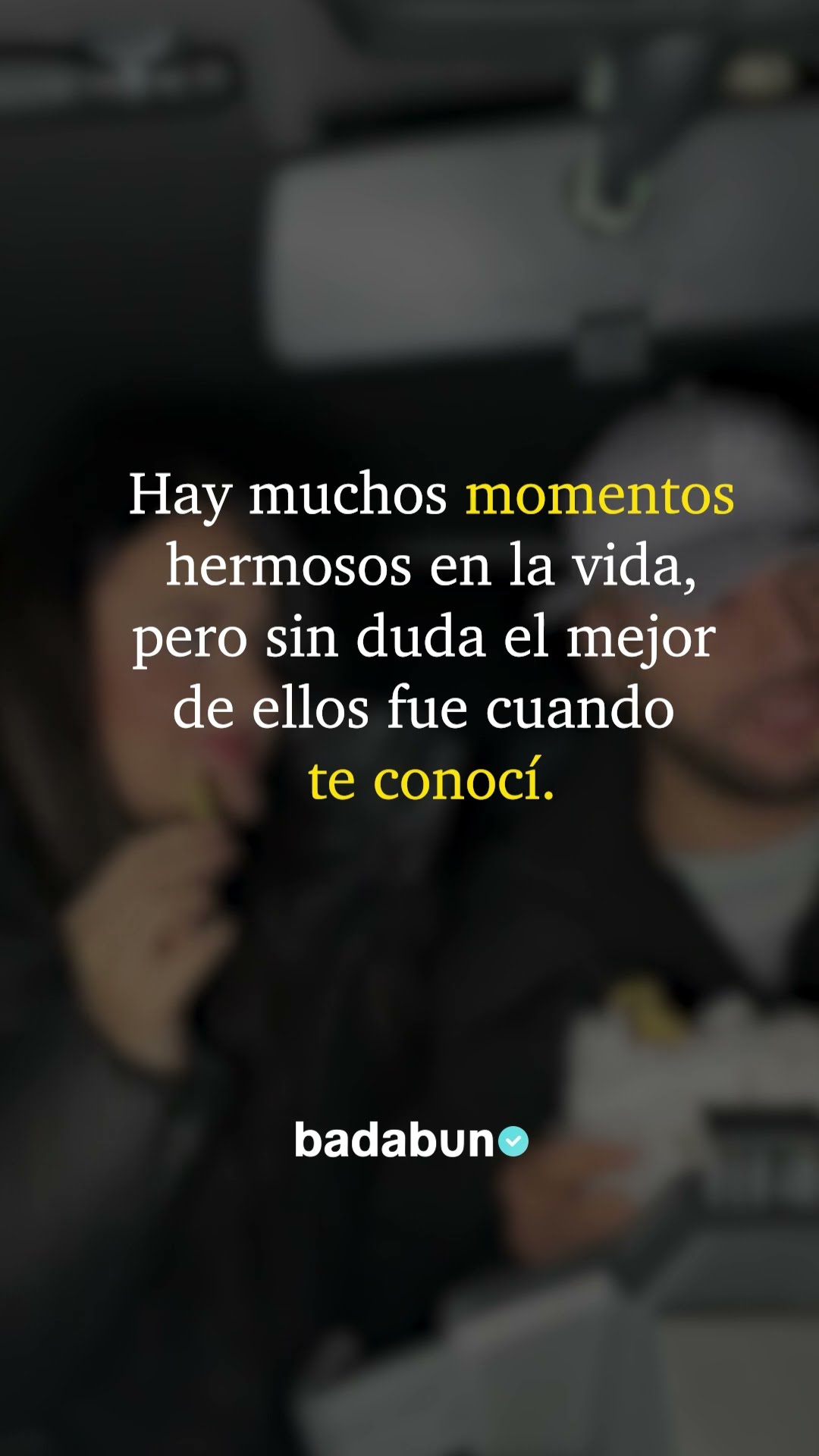 Conocerte es mi momento favorito