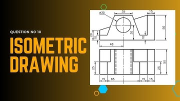 Isometric Drawing | Tutorial  | Question no 10 🤯| #ioe  #PU #kU #drawingtutorial #ctevt