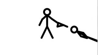 guy gets shot : stykz animation
