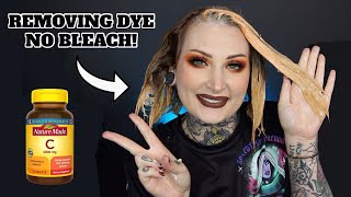 Removing Orange Hair Dye, No Bleach!