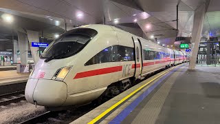 Abfahrt DB ICE 494 “Wienerwald” Wien Hbf - Nürnberg Hbf in Wien Hbf (04.02.2026, 4K HDR)
