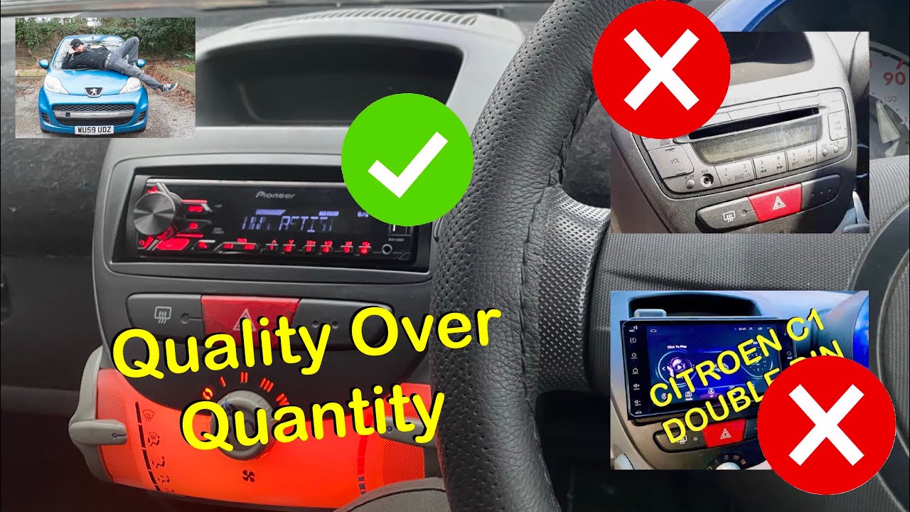 Citroen C1 Stereo Upgrade (Single Din) Pioneer / Premium VS Budget