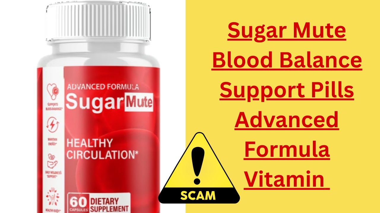 Sugar Mute Blood Balance Support Advanced Formula Vitamin Supplement SugarMute 60 Capsules