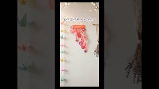 Beautiful Paper Wall Hanging Craft | Easy DIY Room Decoration Ideas #shorts #trending #ytshorts