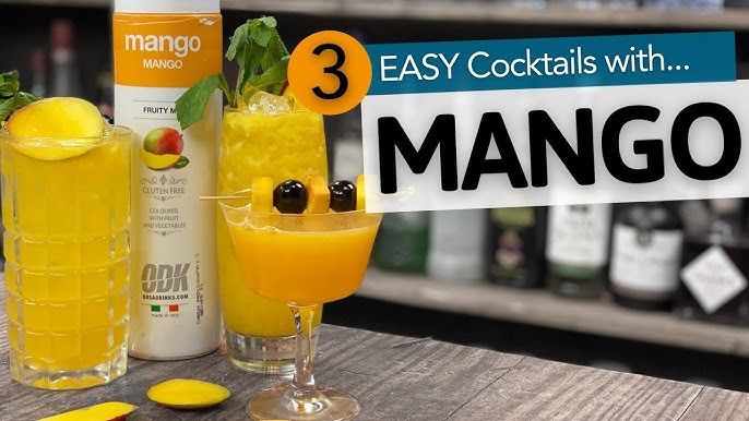 Mango Gin Collins Cocktail Recipe - dobbernationLOVES