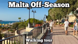 Download Lagu Walking Tour Malta: St Julians to Sliema in Off-Season MP3