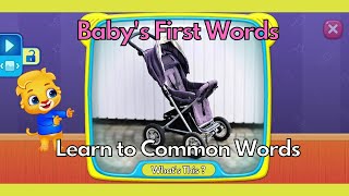 Baby's First Words | Learn to Common Words with Lucas | Baby Games #1 screenshot 5