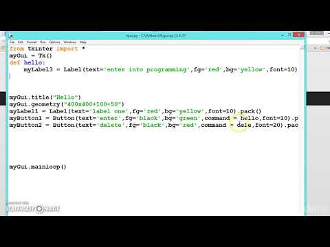 058 Learn python and ruby programming:- Adding methods to buttons