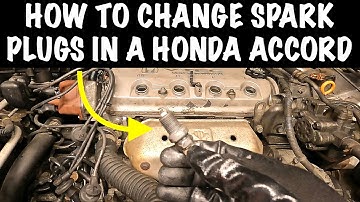 How to change the spark plugs in a 2001 Honda Accord