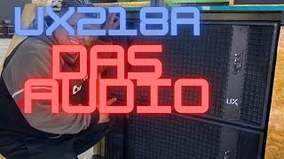 We tested these DAS UX 218a subwoofers and this is what happened
