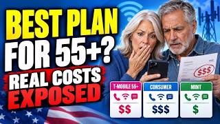 Best Cell Phone Plans for Seniors 2026: T-Mobile 55+ vs Consumer Cellular vs Mint