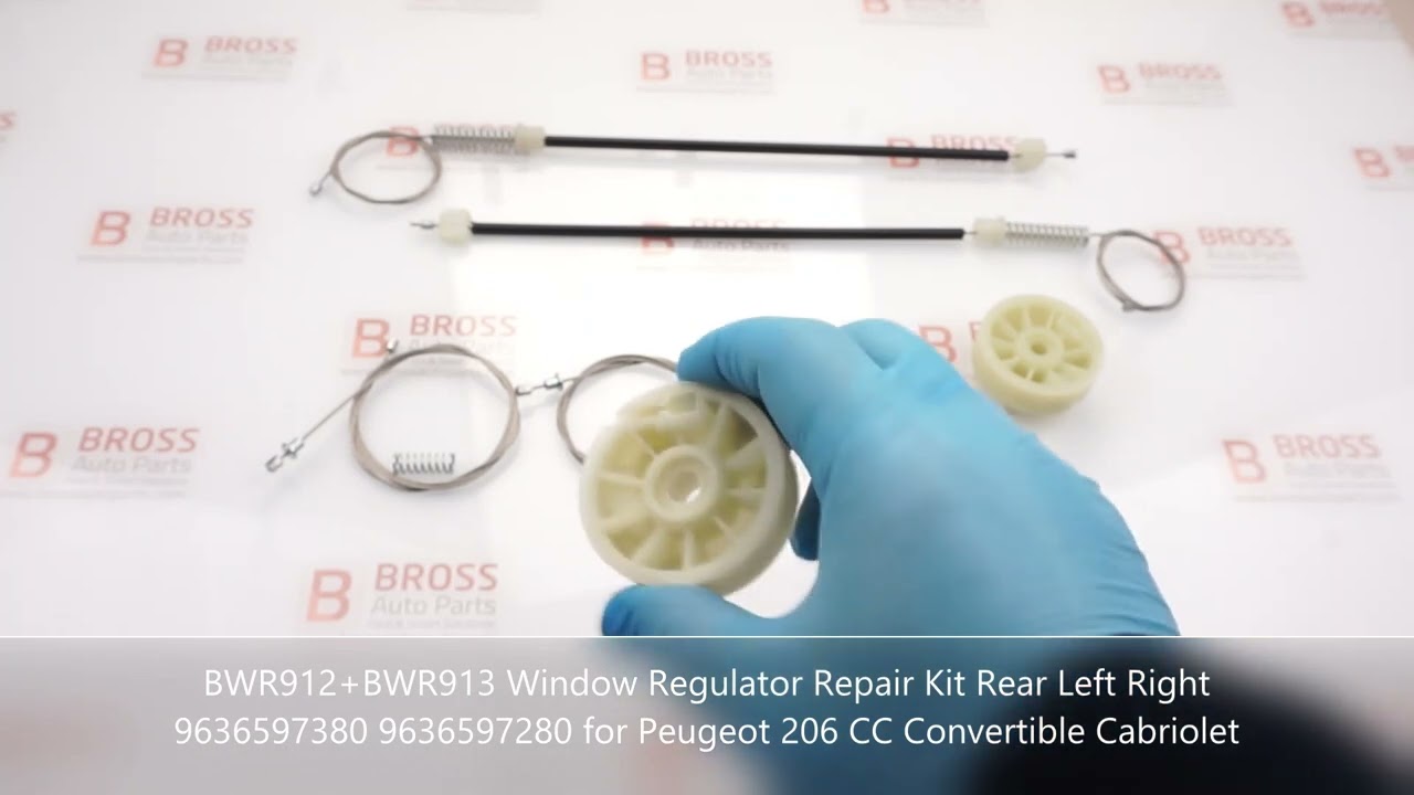 BWR912+BWR913 Window Regulator Repair Kit Rear Left Right