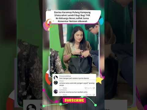 Davina Karamoy Bagi Bagi THR #davinakaramoy