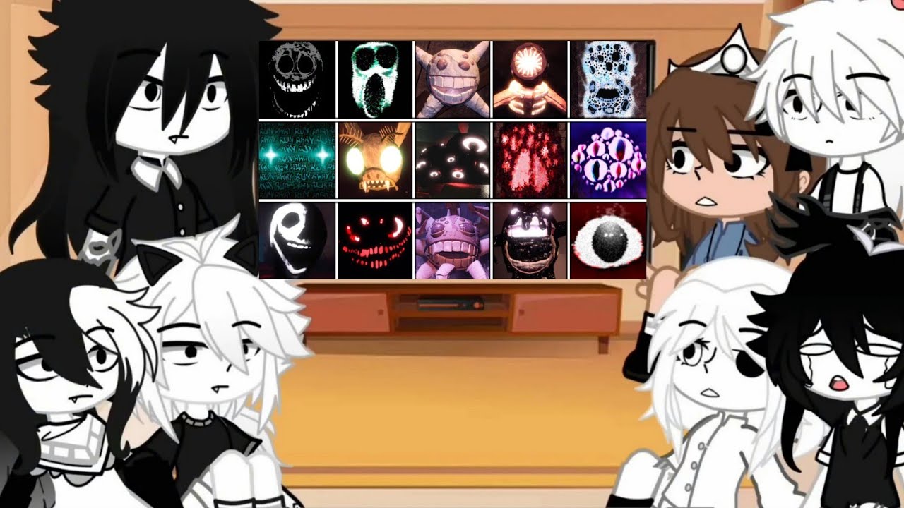 Fundamental Paper Education React To Doors Floor 1 and 2 - what if i become every entity | Roblox