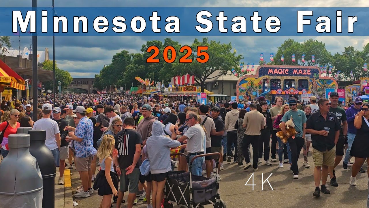 Minnesota State Fair  2025 | Walking Through 4K