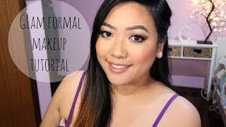 Glam Formal Makeup Tutorial | Talk thru | 2014