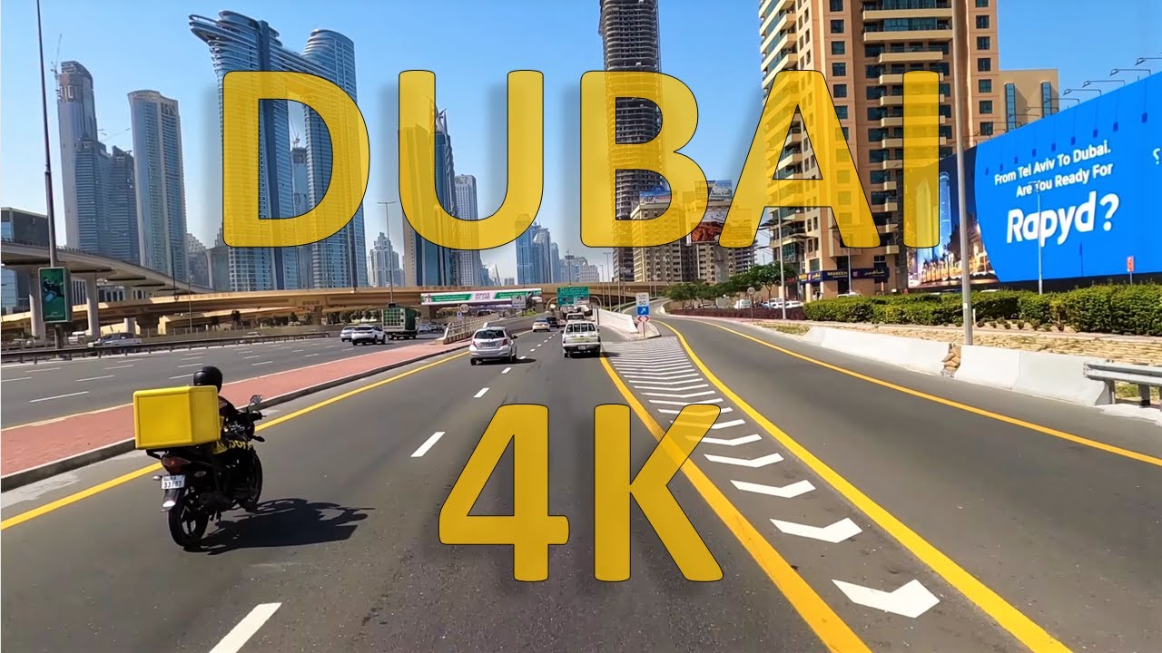 DUBAI DOWNTOWN DRIVE 4K