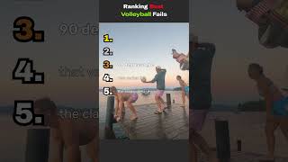 Ranking The Worst Volleyball Fails Ever Caught On Camera 🎥☠️ #volleyball #fails