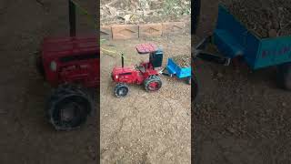 diy rc project mini tractor full loaded trolley with farming toys child like trector