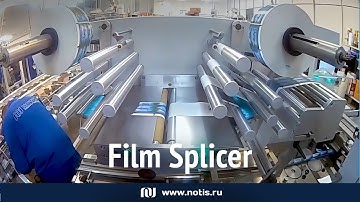 Film Splicer on a Horizontal Flow Wrapper (NOTIS MGU Series)
