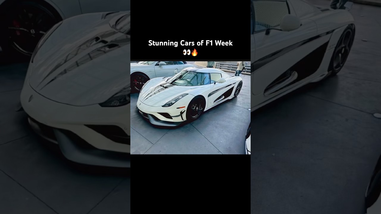 The cars I’ve seen during F1 week are nothing short of stunning — automotive masterpieces. 