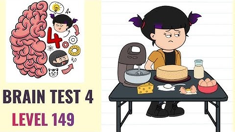 🧠 Brain Test 4 Level 149 | Get me a cheesecake please | Walkthrough