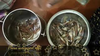 Innovative cleaning of Nethali fish || samayal kurippugal in tamil சமையல் குறிப்புகள் டிப்ஸ் screenshot 4