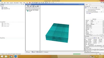 FLAC 3D Free training course, Working with Extrusion pane