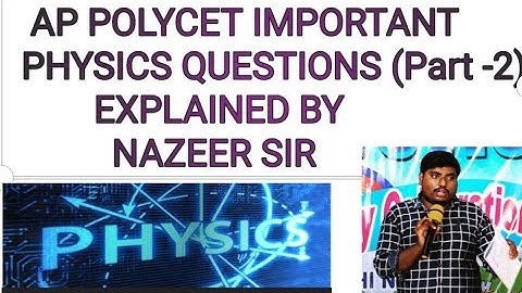 polycet 2023 physics paper questions