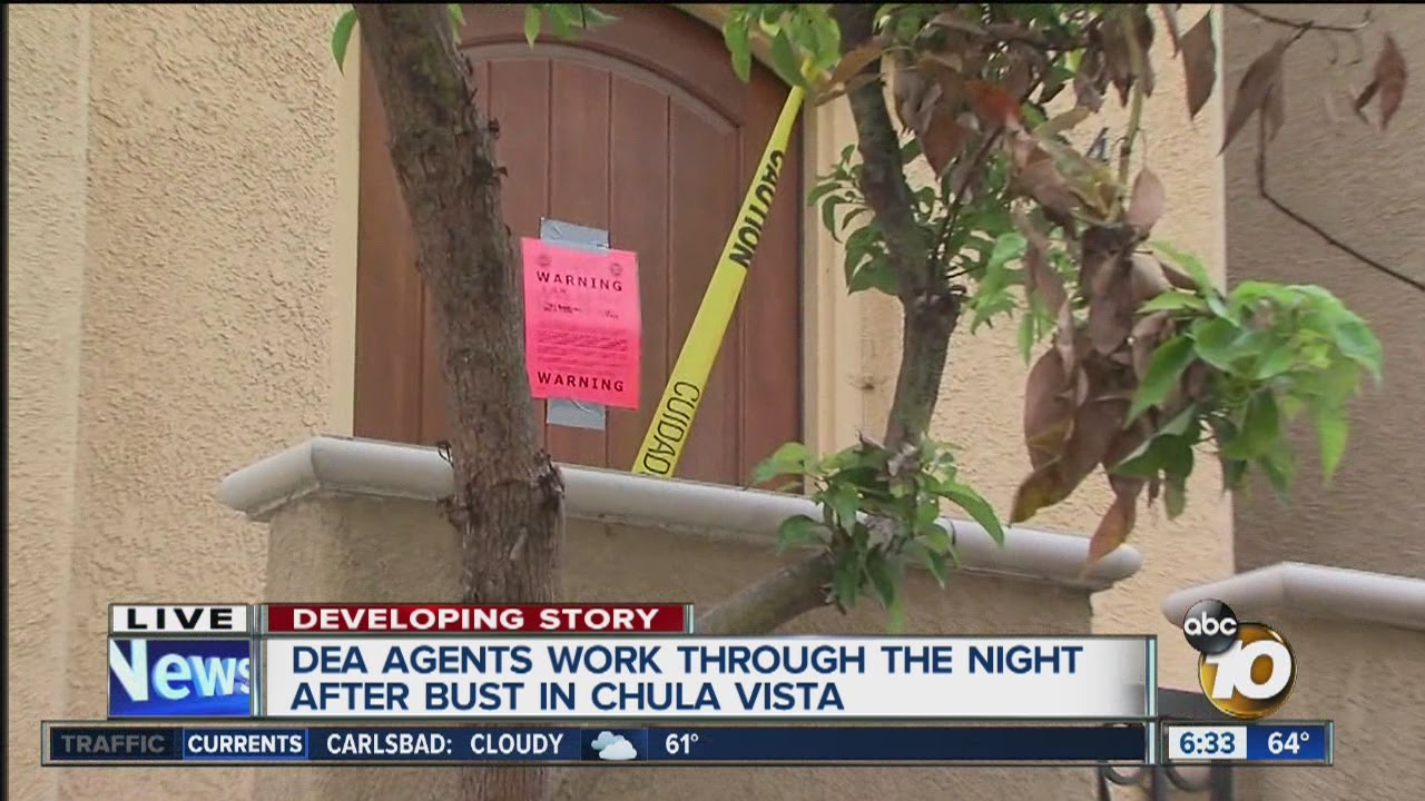 DEA agents, hazmat crews raid in Chula Vista apartment