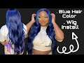 Blue Hair Color 💙 | BEST 613 WIG 🔥 | CurlyMe Hair