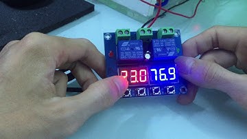 Mạch cảm biến nhiệt độ và độ ẩm XH-M452 Relay 12VDC - eChipKool SHOP