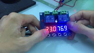 Mạch Cảm Biến Nhiệt độ Và độ ẩm XH-M452 Relay 12VDC - EChipKool SHOP Mạch Cảm Biến Nhiệt độ Và độ ẩm XH-M452 Relay 12VDC - EChipKool SHOP