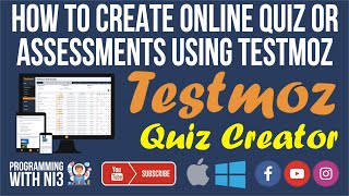 How to Create Online Test using Testmoz Useful Assessment Tool for Teachers, Trainers and Employers