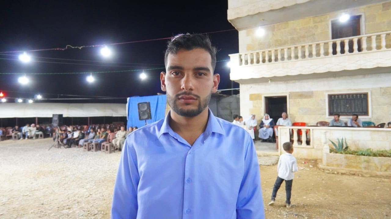 (1) حفل زفاف العريس عمر العبد الله ( عشيرة الغنايم ) اهالي قبتان مع المنشد محمد الناصر ابو السعد