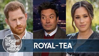 Prince Harry and Meghan Markle’s Bombshell Oprah Interview | The Tonight Show Starring Jimmy Fallon