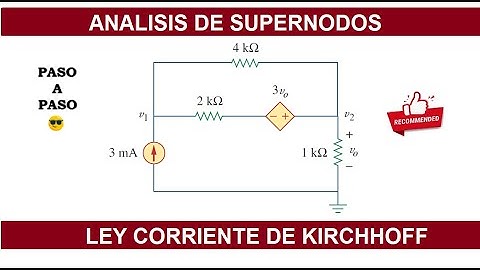 ✅ Problema  3.21 Alexander SADIKU | Como hacer analisis de supernodos a un circuito eléctrico | LCK