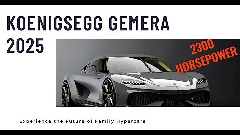 2300 HP Koenigsegg Gemera 2025 Family Hypercar