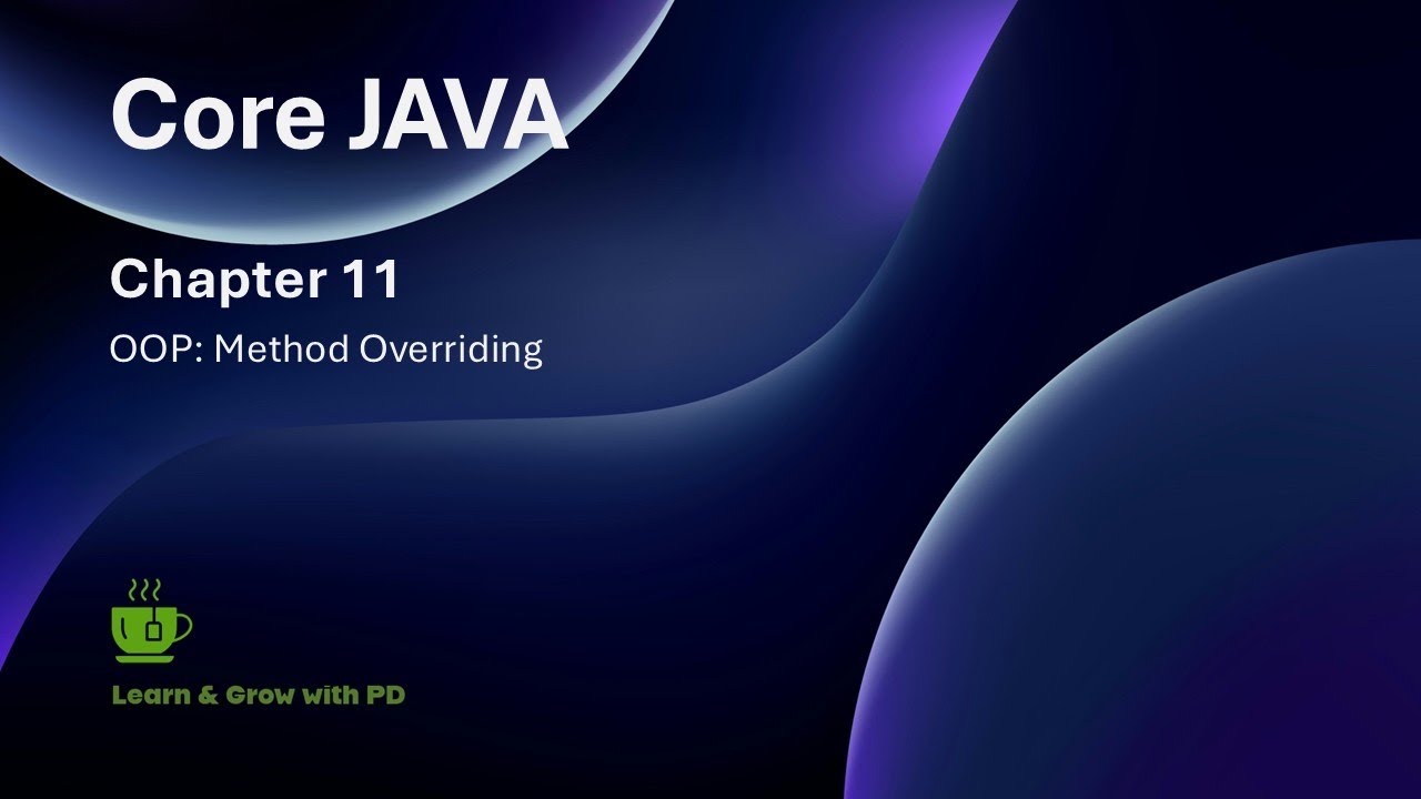 “Java for Beginners: Method Overriding | Runtime Polymorphism “ - YouTube