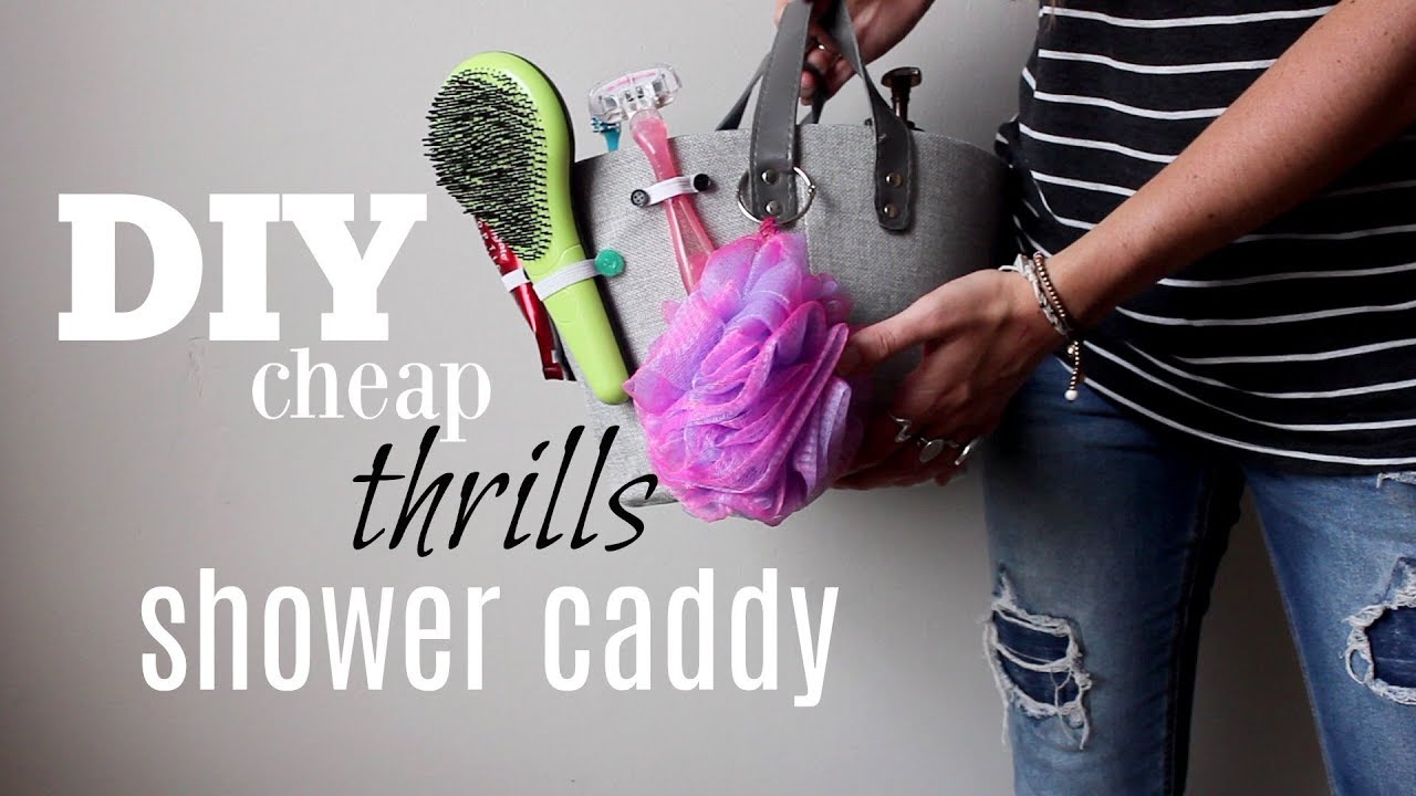 Here's how to make a Budget friendly DIY Shower Caddy to give you more