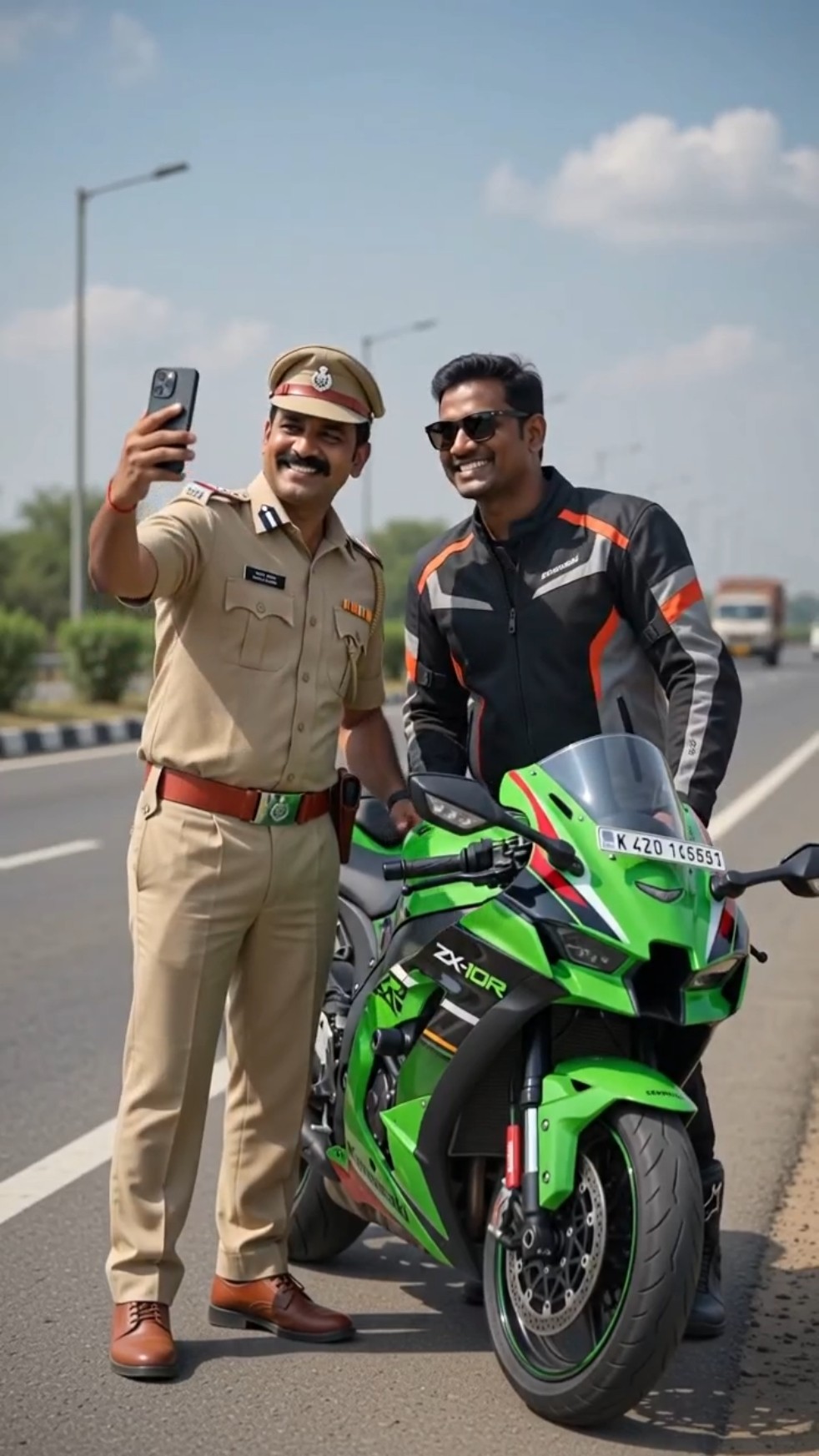 Police stopped the ZX10R 😱 Shocking Reaction #shorts - YouTube