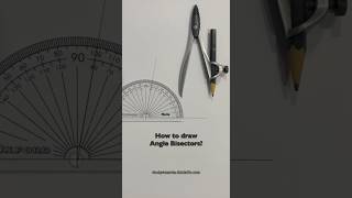How to draw angle bisectors #singaporemath #secondaryeducation #maths #tuition #singapore
