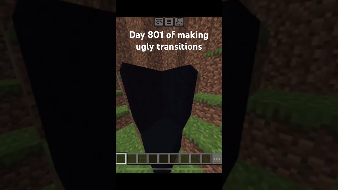 Day 801 of making ugly transitions