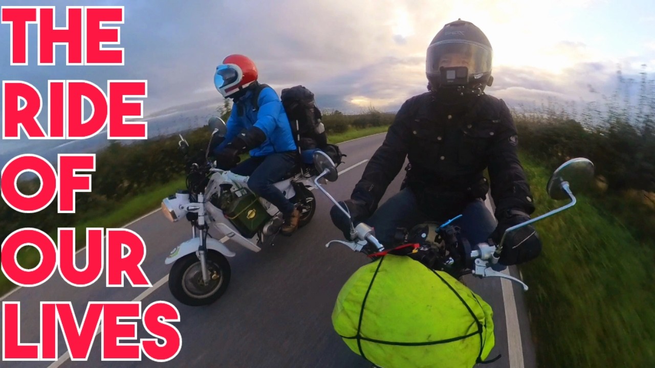 Грандиозное путешествие на мини-мотоциклах | Как далеко можно уехать на дешёвых китайских мотоцик...