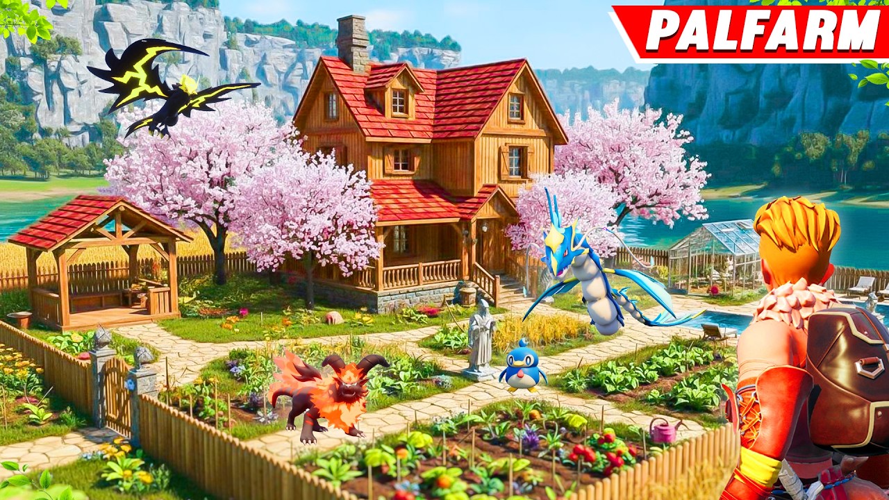 OMG I BUILD PALFARM in PALWORLD 😍| Palworld Gameplay
