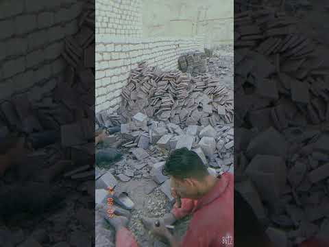 طريقه نحاته حجر الجرانيت لدي المحاجر