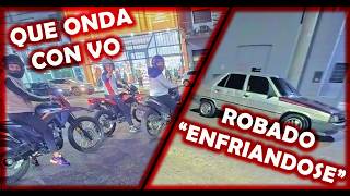 A las put3@das en semaforo 🤬 Encontre AUTO robado "ENFRIANDOSE" 😦 Motovlog 🏍️ Observaciones Diarias