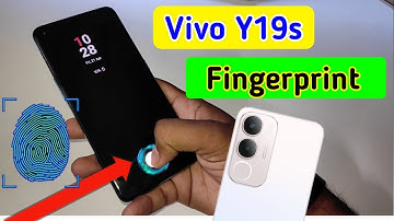 Vivo y19s display fingerprint setting/Vivo y19s fingerprint screen lock/fingerprint sensor