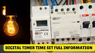 Digital Timer Time Set Full Information 🤔 || Programming time Switch