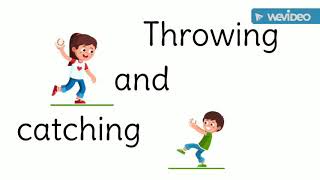 Throwing and catching challenge with Mrs. Julian